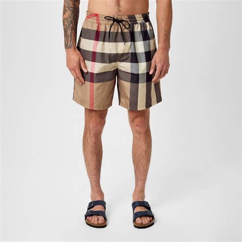 burberry mens swim trunks discount